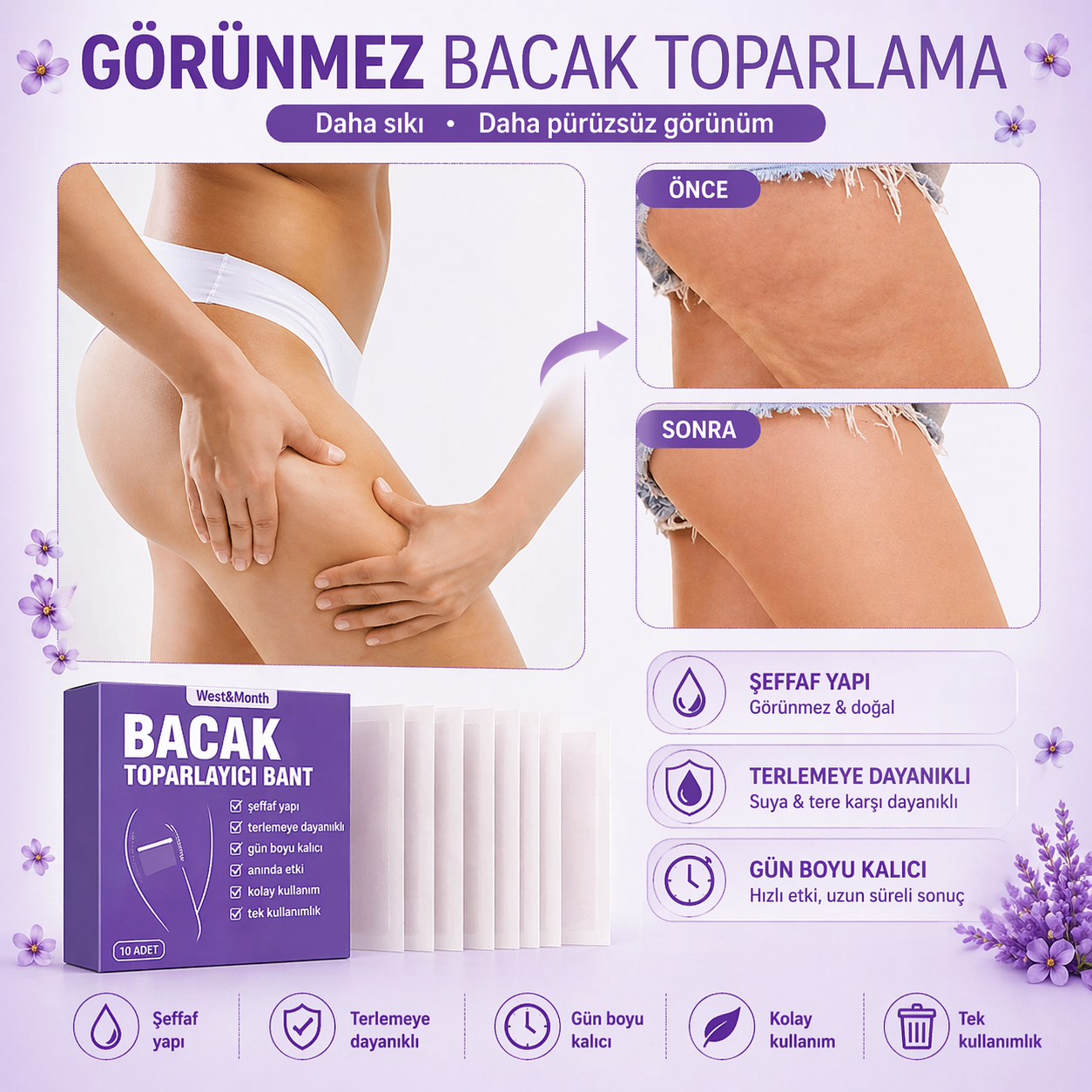 Anında  Toparlayıcı Selülit Bantı